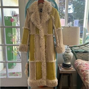 Urban Outfitter’s Faux Fur Patchwork Coat